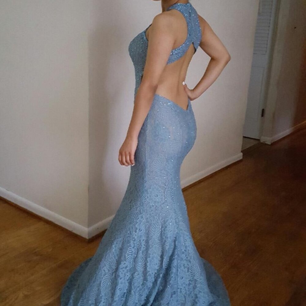 Camille La Vie Blue Prom Dress